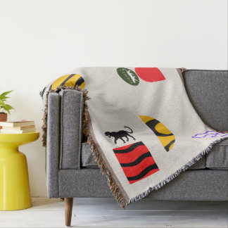 Abstract Kismet Throw Blanket