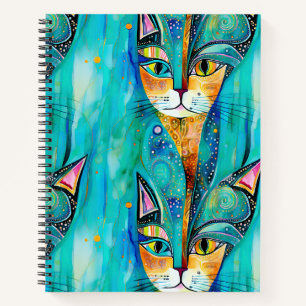 Abstract Kittens Notebook