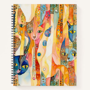 Abstract Kittens Notebook