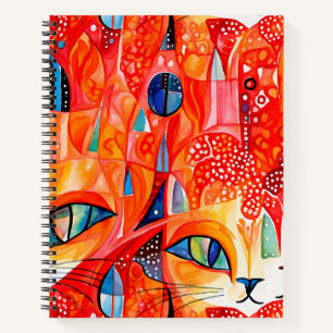 Abstract Kittens Notebook