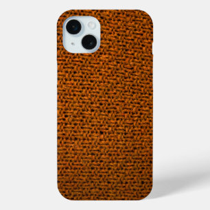 Abstract knitted texture iPhone 15 mini case