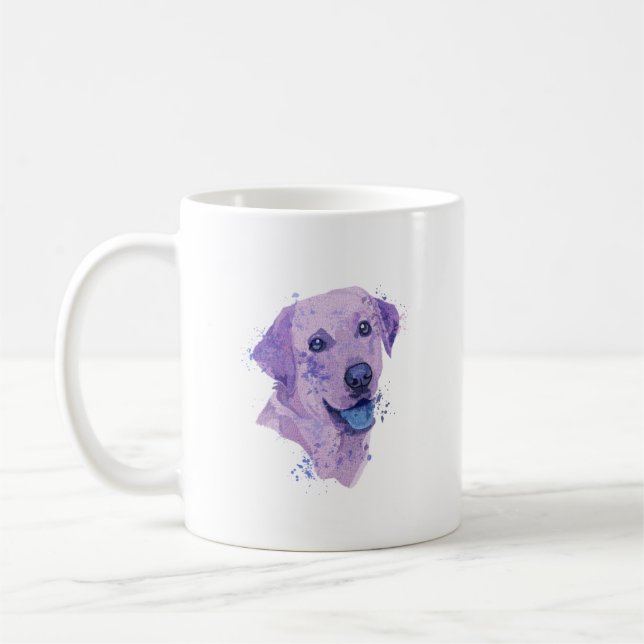 Abstract Labrador Art Coffee Mug (Left)