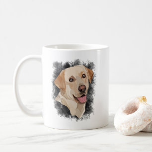 Abstract Labrador Art Coffee Mug