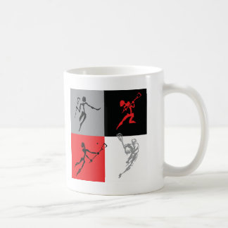 Abstract Lacrosse Coffee Mug