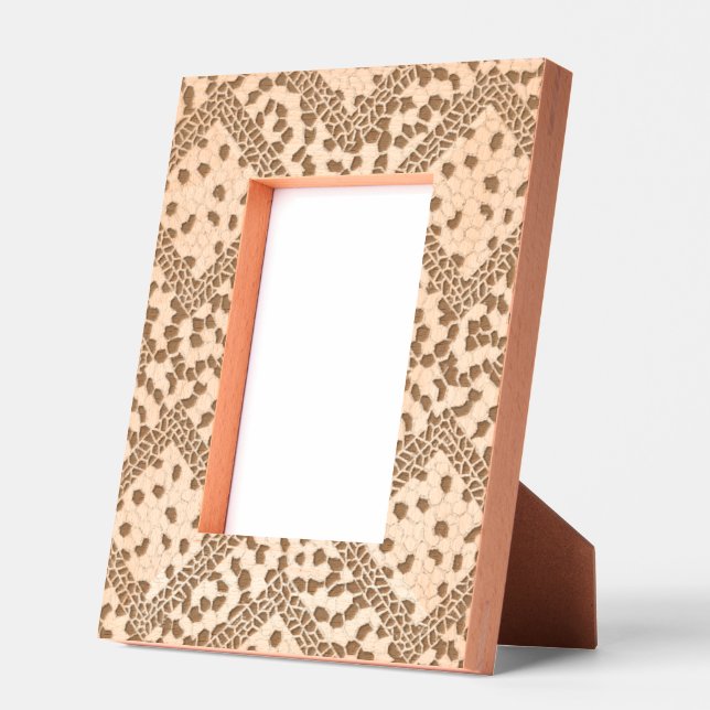 Abstract Lacy Look Etched Frames (Left)