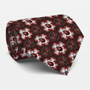 Abstract Ladybird Art Design, Tie