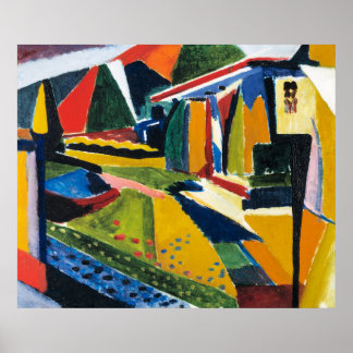 Abstract Landscape (1915–1916) - Henry Lyman Sayen Poster