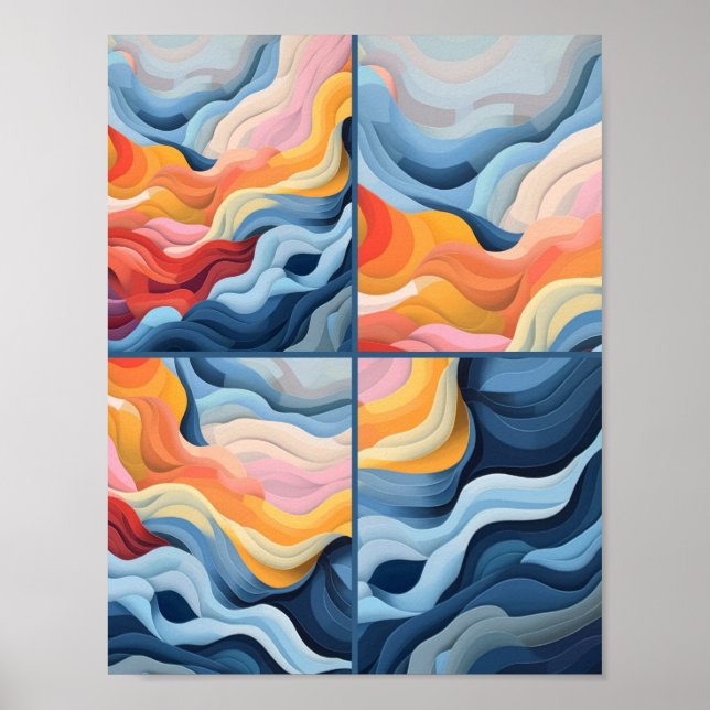 Abstract Landscape 2 Poster (Front)