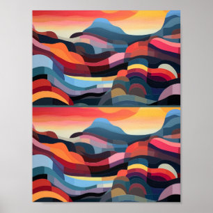 Abstract Landscape 3 Poster