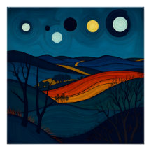 Abstract Landscape Art 