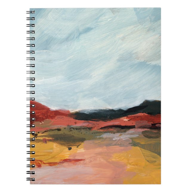 Abstract landscape. Beautiful artistic. Hand paint Notebook (Front)