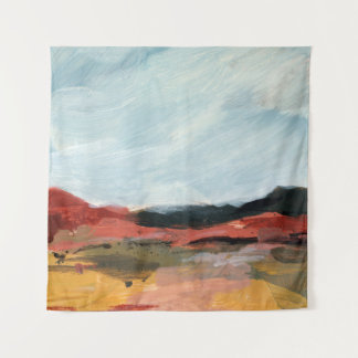 Abstract landscape. Beautiful artistic. Hand paint Tapestry