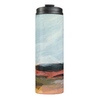 Abstract landscape. Beautiful artistic. Hand paint Thermal Tumbler