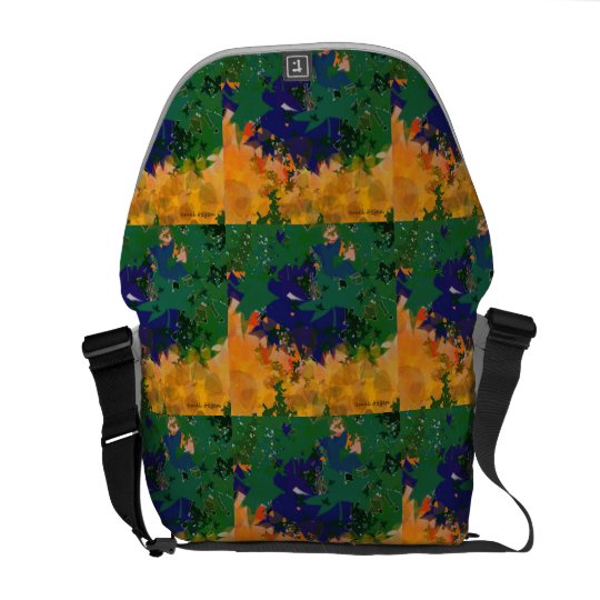 abstract landscape commuter bag