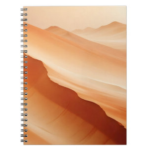 Abstract Landscape Desert Nature Background Art Notebook