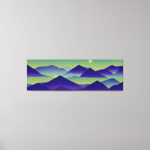 Abstract Landscape Fallen Star 23 Canvas Print