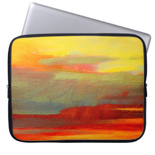 abstract landscape oil painting on canvaspaint,oil laptop sleeve