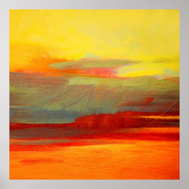 abstract landscape oil painting on canvaspaint,oil poster (Front)