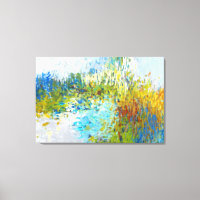 Abstract Landscape Painting Impressionist 24x36