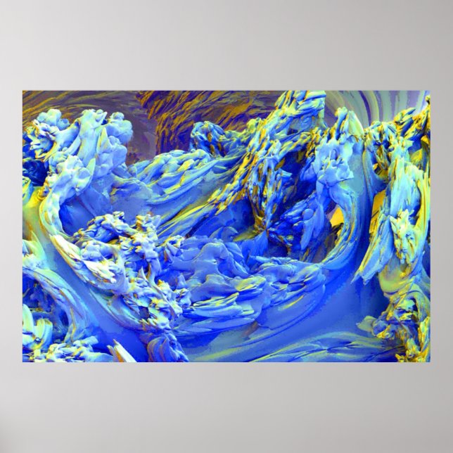 Abstract Landscape Poster (Front)