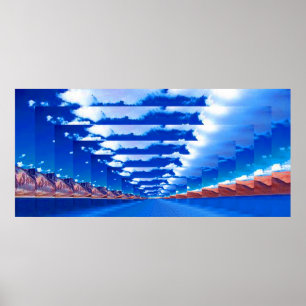 Abstract Landscape Poster
