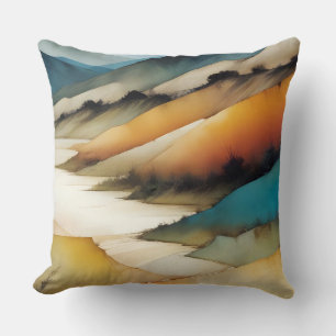 Abstract Landscape Poster Background Wallpaper Art Cushion