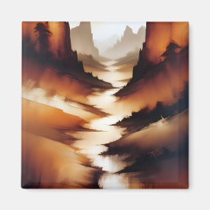 Abstract Landscape Poster Background Wallpaper Art Magnet