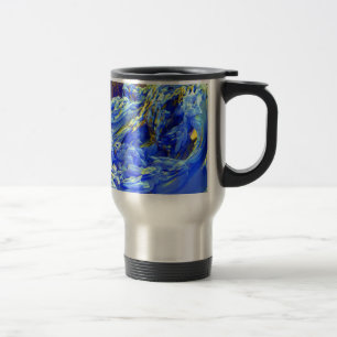 Abstract Landscape Travel Mug