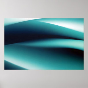 Abstract Landscape Valley Nature Background Art Poster