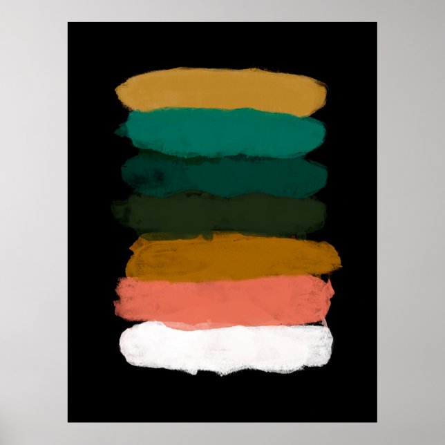 Abstract landscape. Versatile artistic backdrop. A Poster (Front)
