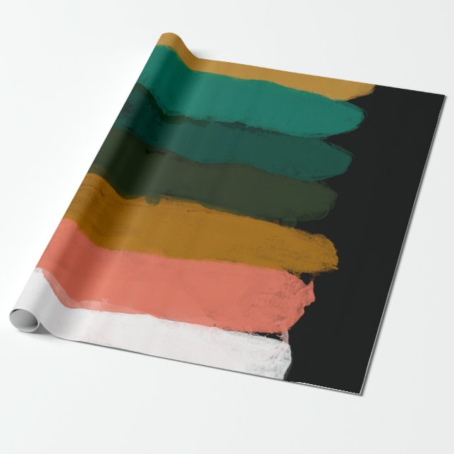 Abstract landscape. Versatile artistic backdrop. A Wrapping Paper (Unrolled)