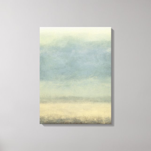 Abstract Landscape with Overcast Sky Canvas Print (Front)