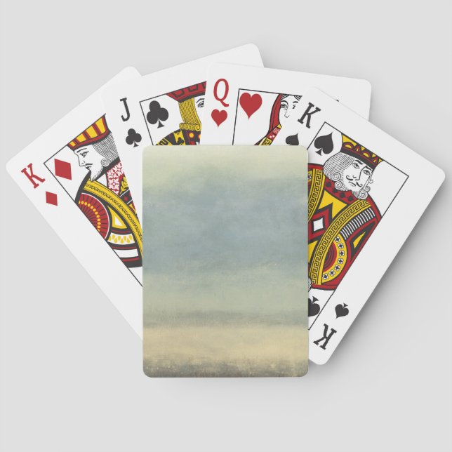 Abstract Landscape with Overcast Sky Playing Cards (Back)