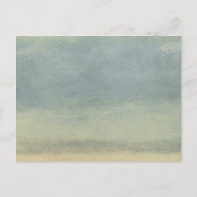 Abstract Landscape with Overcast Sky Postcard (Front)
