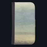 Abstract Landscape with Overcast Sky Samsung S4 Wallet Case<br><div class="desc">A hint of rain is evident in this painting of an overcast sky stretching across an abstract landscape. Will it clear up,  or will the rain fall in droves? This piece will create some wonderful conversations with visitors to your home!</div>