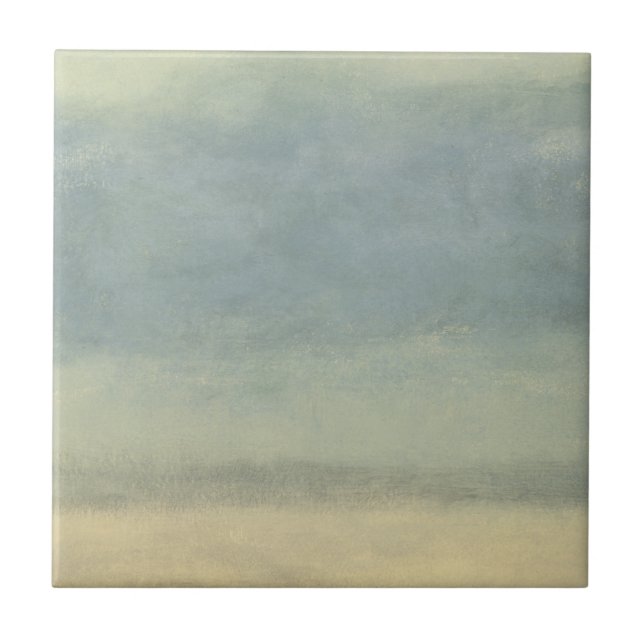 Abstract Landscape with Overcast Sky Tile (Front)