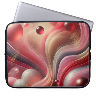 Abstract Laptop Sleeve with Artistic Design