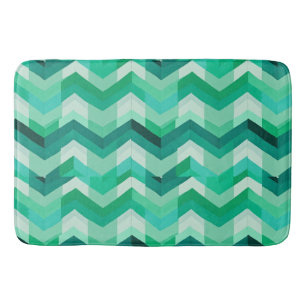 Abstract Large Chevron Bath Mat