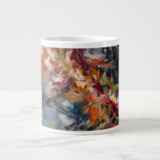 Abstract large coffee mug