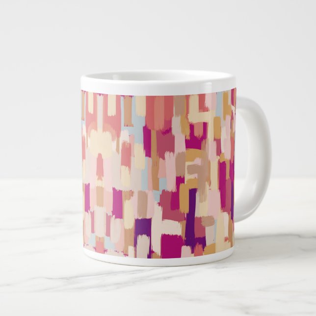 Abstract  large coffee mug (Front Right)
