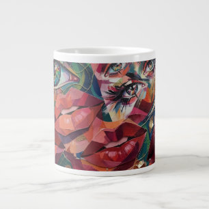 Abstract Large Coffee Mug