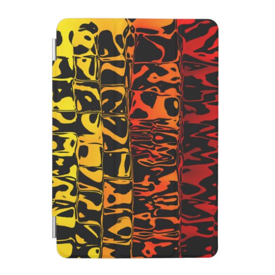 Abstract Lava Swirl Squared iPad Mini Cover