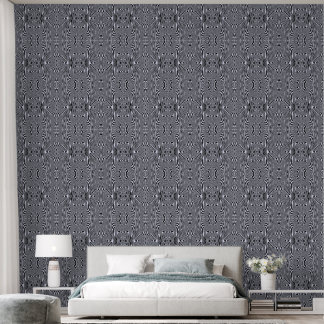 Abstract Lavender Stripes Wallpaper