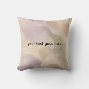 Abstract Lavender Throw Pillow