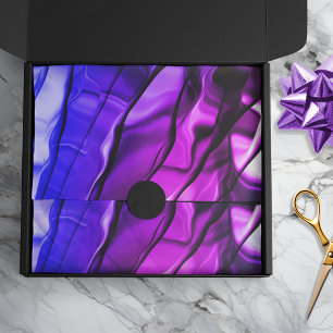 Abstract Layered Tie Dyeing Multi-Purple Craft Tissue Paper