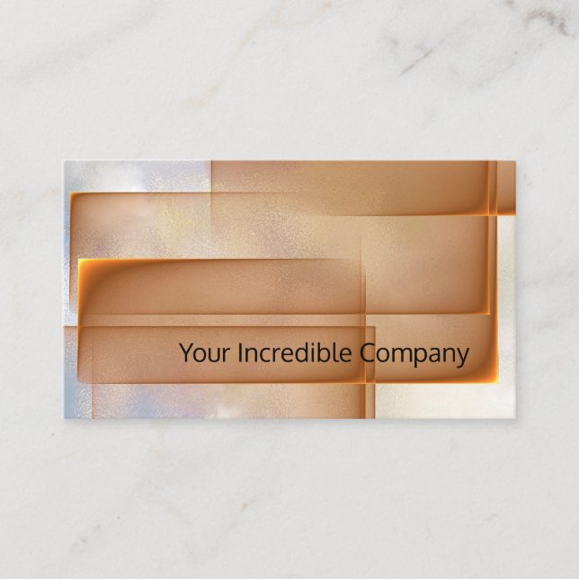 Abstract layers of reality business card (Front)