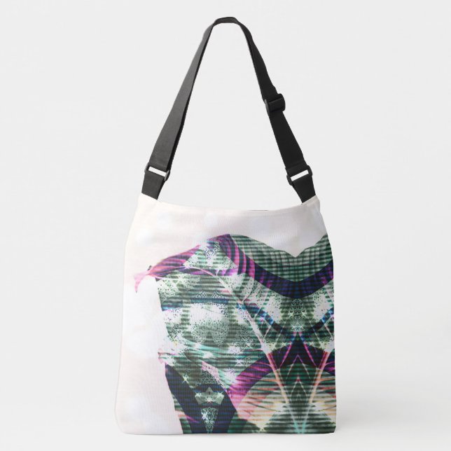 Abstract Leaf Crossbody Bag (Front)