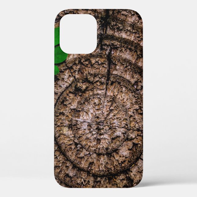 Abstract leaf tree stump green Case-Mate iPhone case (Back)