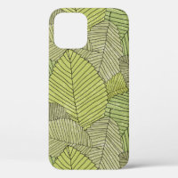 Abstract leafs pattern colorful