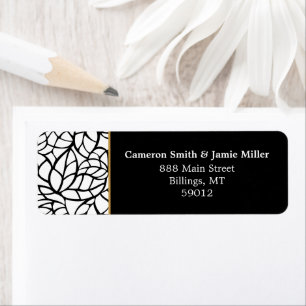 Abstract Leaves Border Return Address